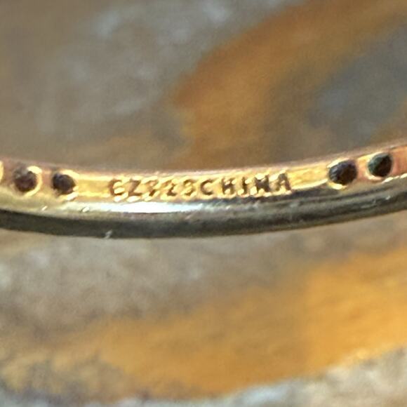 HIDALGO QVC Fine Stackable CZ Eternity Wedding Ring Band Sz 7 Sterling 925 - Picture 5 of 6